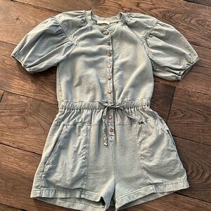 Ulla Johnson Owen Puff Sleeve Romper